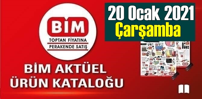 20 Ocak 2021 Çarşamba BİM aktüel ürünler kataloğu açıklandı