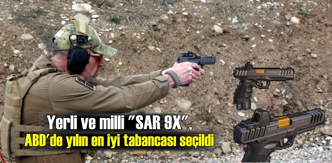 Türkiye'de üretilen "SAR 9X", ABD'de 2020 yılının en iyi tabancası seçildi