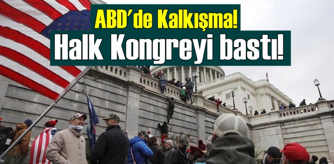 ABD'de Kalkışma! Halk Kongreyi bastı! yaralılar var!