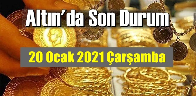 Altın fiyatları 20 Ocak 2021 Çarşamba, Tam,çeyrek ve gram altın fiyatları nedir? bugün 18 Ocak Altın fiyatları !