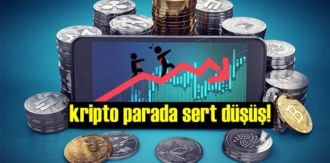 Yeni bilinen yatırım araçlarından kripto parada sert düşüş!