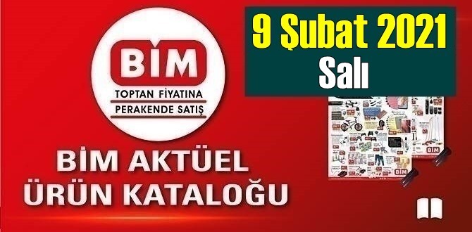 9 Şubat 2021 Salı BİM aktüel ürünler kataloğu açıklandı