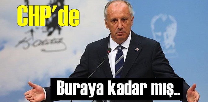 Beklenen gün geldi ve Muharrem İnce partisi CHP'den istifa etti!