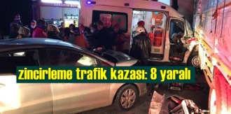 Sakarya'da zincirleme trafik kazası çok sayıda yaralı var!