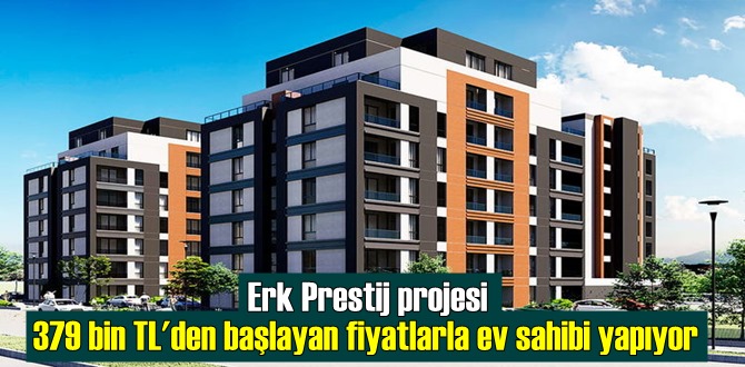 Bursa'da inşa edilen Erk Prestij projesinde satışlar devam ediyor.
