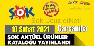 10 Şubat 2021 Çarşamba ŞOK aktüel ürünler kataloğu açıklandı