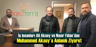 İş insanları Ali Aksoy ve Nasır Fidan'dan