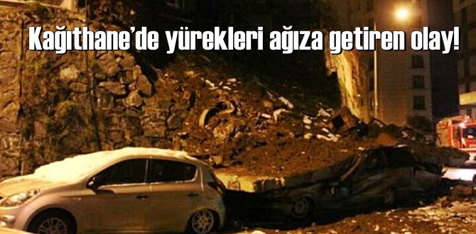 Kağıthane’de yürekleri ağıza getiren olay!