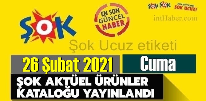 26 Şubat 2021 Cuma ŞOK aktüel ürünler kataloğu açıklandı