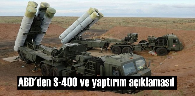 Biden yönetimi'nin S-400 yaptırım kararı açıklaması!