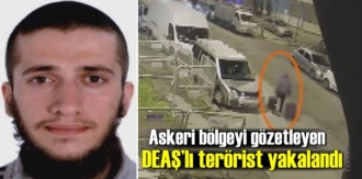 Askeri bölgeyi gözetleyen DEAŞ’lı terörist yakalandı