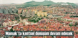 Mamak'ta kentsel dönüşüm devam edecek