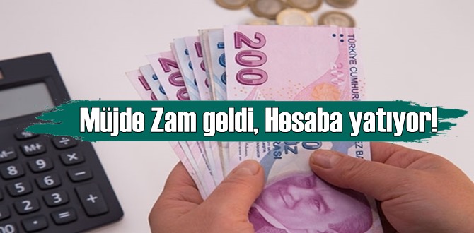 Müjde Zam geldi, en az 12 bin 979 lira oldu!