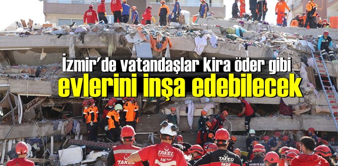 İzmir'de vatandaşlar kira öder gibi evlerini inşa edebilecek