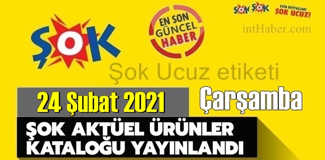 24 Şubat 2021 Çarşamba ŞOK aktüel ürünler kataloğu açıklandı