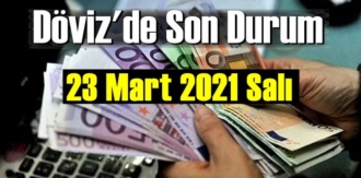 23 Mart 2021 Salı Ekonomi’de Döviz piyasası, Döviz güne nasıl başladı