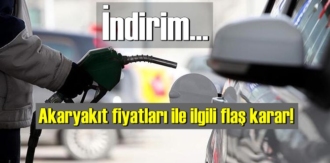 Akaryakıt fiyatlarına İndirim, Tavan fiyatın'dan daha pahalı satılamayacak!