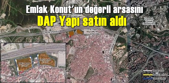 Emlak Konut'un İstanbul Sarıyer'deki arsası, düzenlenen ihaleyle satıldı