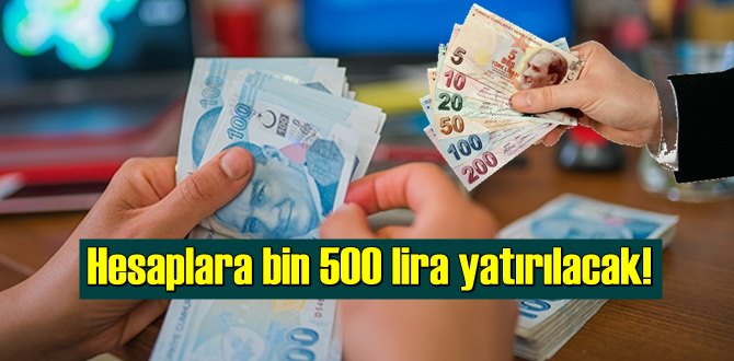 Cumhurbaşkanı Erdoğan: Hesaplara 1.500 lira yatırılacak!
