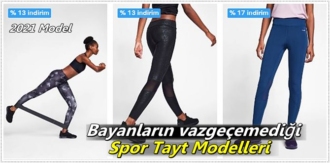 Bayanların vazgeçemediği Spor Tayt Modelleri