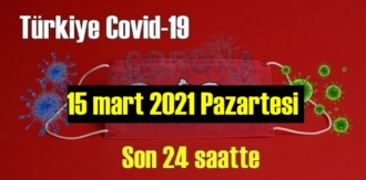 15 mart 2021 Pazartesi Koronavirüs verileri yayınlandı, bugün 63 Can kaybı yaşandı!