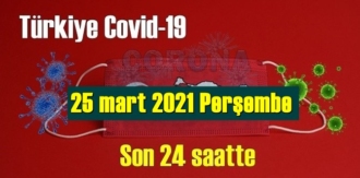 25 mart 2021 Perşembe Koronavirüs verileri yayınlandı, bugün 146 Can kaybı yaşandı!