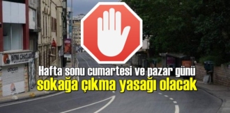 Hafta sonu Pazar yasağına, Cumartesi günüde dahil edildi!
