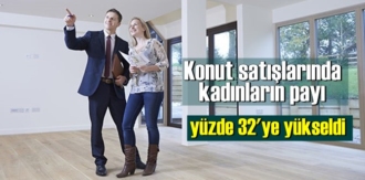 Konut satışlarında kadınların payı yüzde 32'ye yükseldi