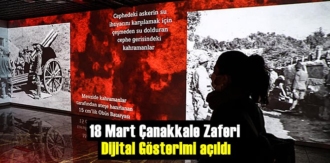 18 Mart Çanakkale Zaferi Dijital Gösterimi Halka açıldı