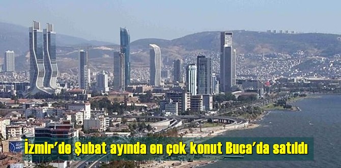 Şubat 2021 döneminde İzmir'de konut satışları geriledi