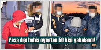 Yasa dışı bahis şebekesi öğrencileri ve ev hanımlarını kullandı!