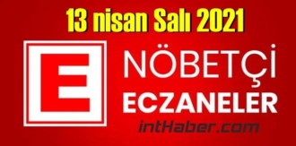 13 nisan Salı 2021 Nöbetçi Eczane nerede, size en yakın Eczaneler listesi
