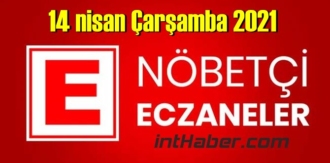 14 nisan Çarşamba 2021 Nöbetçi Eczane nerede, size en yakın Eczaneler listesi