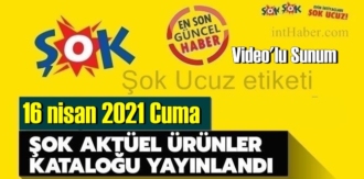 16 nisan 2021 Cuma ŞOK aktüel ürünler kataloğu açıklandı Video'lu sunum