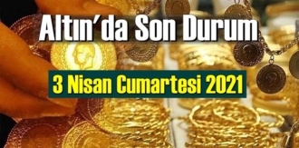 3 Nisan Cumartesi 2021 Bankalar ve serbest piyasa’da Tam,Gram ve Çeyrek Altın fiyatları