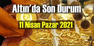 11 Nisan Pazar 2021 Bankalar ve serbest piyasa’da Tam,Gram ve Çeyrek Altın fiyatları