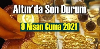 9 Nisan Cuma 2021 Bankalar ve serbest piyasa’da Tam,Gram ve Çeyrek Altın fiyatları