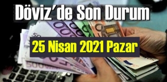 25 Nisan 2021 Pazar Ekonomi’de Döviz piyasası