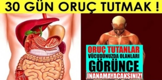 Allah'ın Mucizesi! Ramazanda 30 Gün Oruç Tutanlar! Vücuduna Bakın Ne Oluyor?