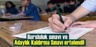 Bakanı Selçuk: 25 Nisan'da yapılacak bursluluk sınavı ve Adaylık Kaldırma Sınavı Ertelendi!
