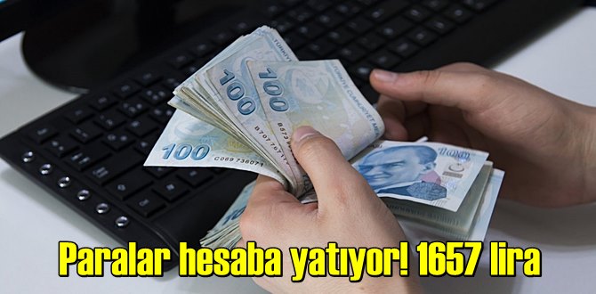 Paralar hesaba yatıyor