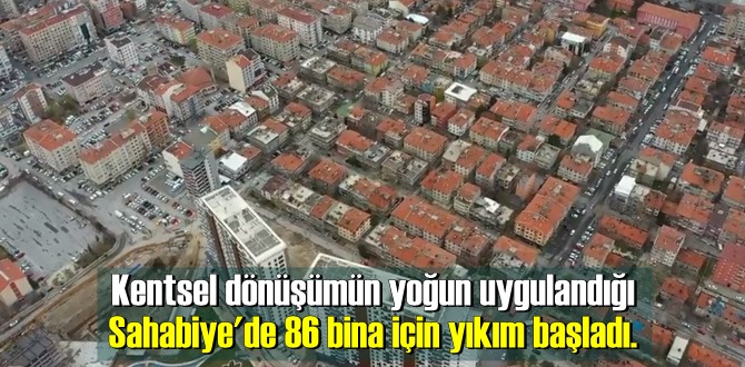 Kayseri Sahabiye'de yeni etap çalışması başladı