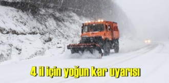 Nisan'ın Ortasındayız ama, 4 il için yoğun kar uyarısı yapıldı!