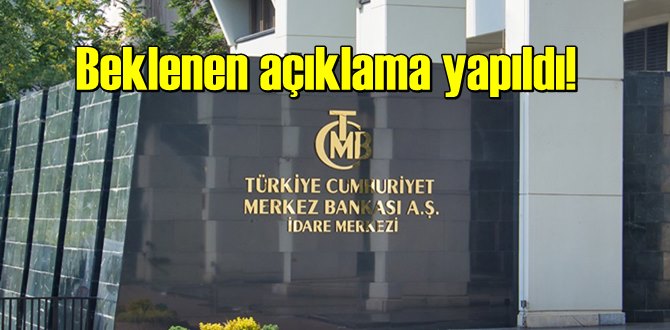 Beklenen açıklama yapıldı! Merkez Bankası, politika faizini Stabil bıraktı