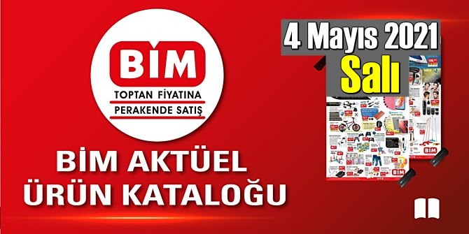 4 Mayıs 2021 Salı BİM aktüel ürünler kataloğu açıklandı