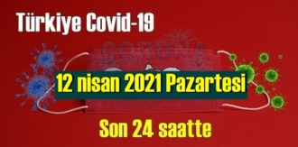 12 nisan 2021 Pazartesi virüs verileri yayınlandı