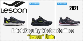 Erkek Koşu Ayakkabısı denilince "lescon" Önde!