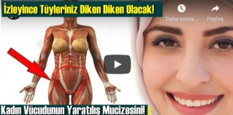 İzleyince Tüyleriniz Diken Diken Olacak! Kadın Vücudunun Yaratılış Mucizesini!