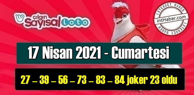 Sayısal Loto çekiliş sonuçları 17 Nisan 2021 belli oldu!