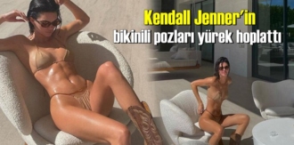 Kendall Jenner'in bir avuç bikinili pozları yürek hoplattı!